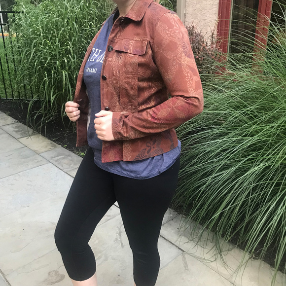 Kenzo Jackets & Blazers - Vintage Kenzo Jeans Animal Print Cotton Jacket